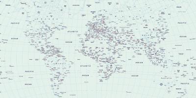 تظهر براغ على خريطة العالم ، 