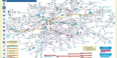خريطة مدينة براغ محطة الحافلات